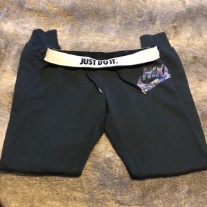 Black Nike joggers